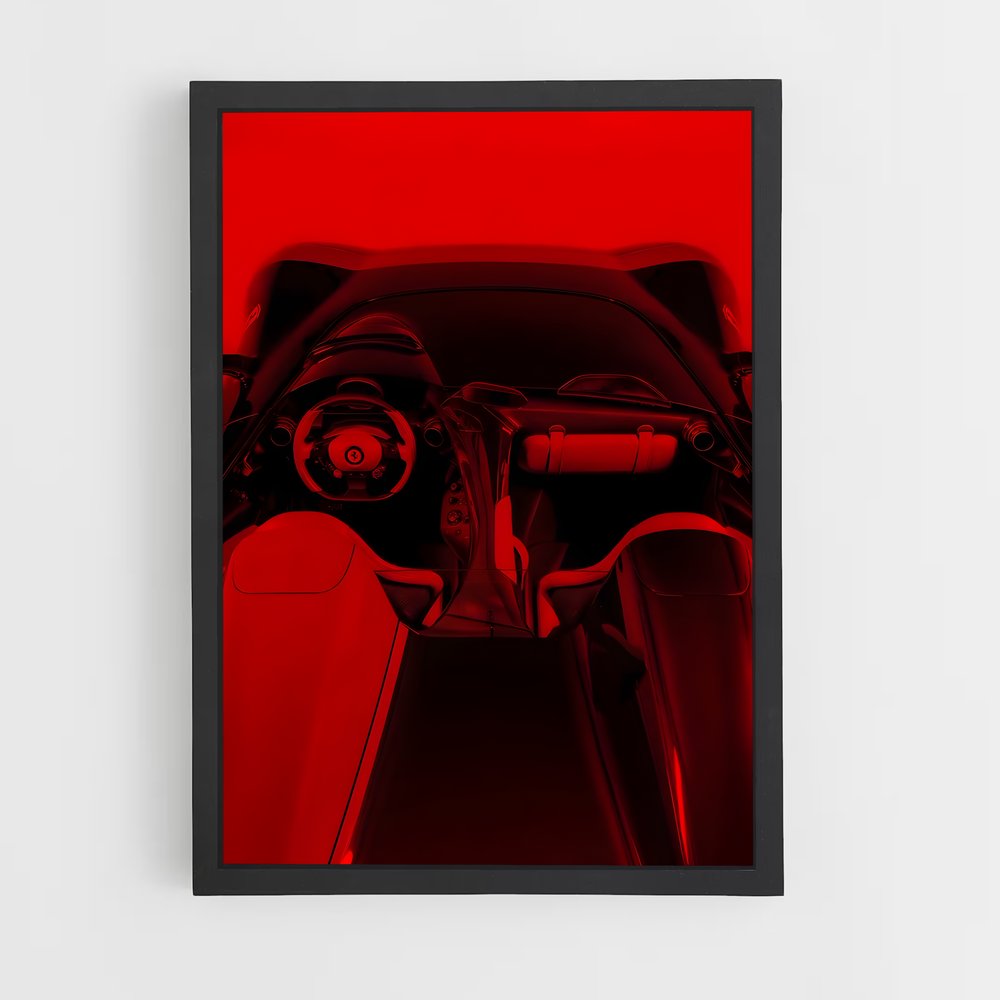 Poster Monza Racing Spirit – affiche Ferrari (vue 2)